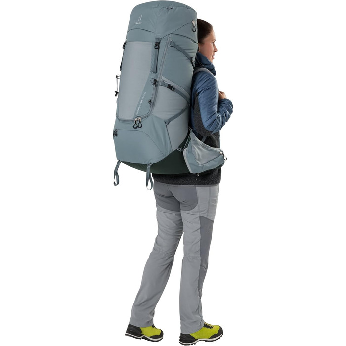 Жіночий трекінговий рюкзак deuter Aircontact Core 6510 Sl (1 упаковка) (6510 л, сланцевий плющ)