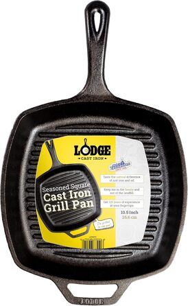 Сковорода-гриль Lodge L8SGP3 кутова зі стійкою та ручкою