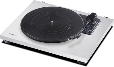 HiFi програвач вінілу Teac TN-180BT-A3 з Bluetooth, ремінний привід, 33/45/78 об/хв, вбудований фонокоректор, MDF корпус, колір вишня (білий)