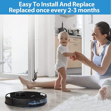 Набір аксесуарів для Ecovacs Deebot Ozmo 950 920 N8 N8 Pro N8 Pro T8 T8 T8 Aivi T8 Макс T9 T9 yeedi 2 гібрид, 12PC