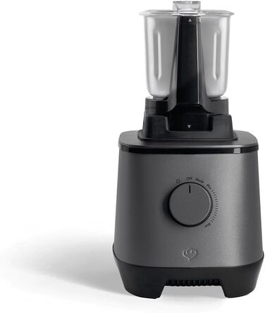 SPRINGLANE Hochleistungsmixer Hanno: Потужний блендер для приготування смузі, 2000 Вт, 32000 об/хв, самоочищення, з рецептами та насадкою (антрацит, колба та пляшка)