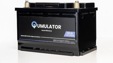 ПДВ 100Ah 12V LiFePO4 1280Wh літієва батарея глибокого циклу з BMS, заміна на 160Ah-200Ah AGM/Gel