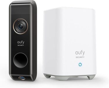 Відеодзвінок eufy Security S330 з камерою та Homebase: 2K, безкоштовне зберігання, нічний режим, датчик руху, розпізнавання пакунків