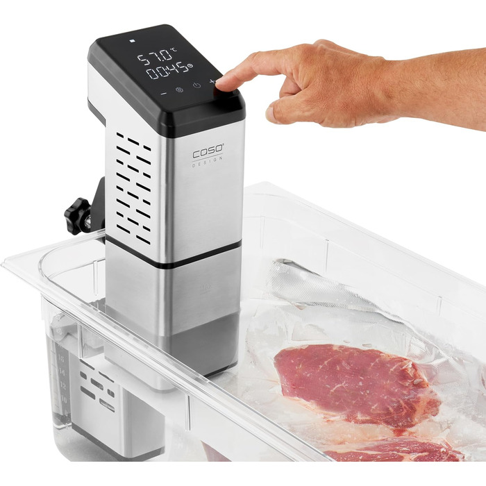 CASO SV400 Sous Vide Stick - Тест-переможець, для контейнерів до 20л, IPX7, компактний дизайн