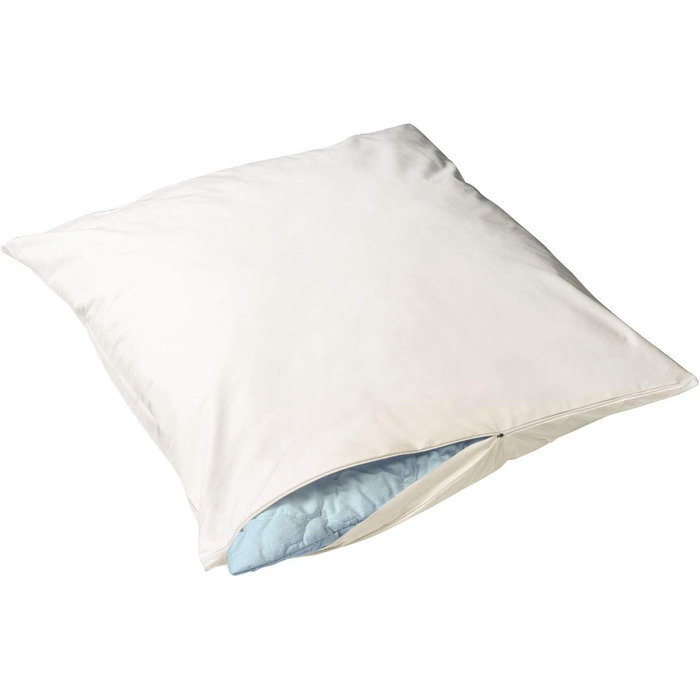 Чохол для подушки Softsan Extra Soft Allergy, оболонка проти кліщів для подушок, для захисту від кліщів для алергіків домашнього пилу (50 x 50 см)