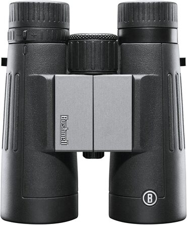 Бінокль Bushnell Powerview 2 10x42, дахова призма, алюмінієвий корпус, багатошарове покриття, гумове армування, для спостереження за птахами, туризму, спорту, PWV1042