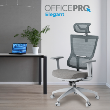 Крісло офісне OfficePro Elegant OC600-G-DG-DG