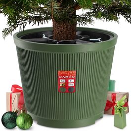 Підставка для різдвяної ялинки KADAX до 2,5 м 31,3х25,4 см зелена