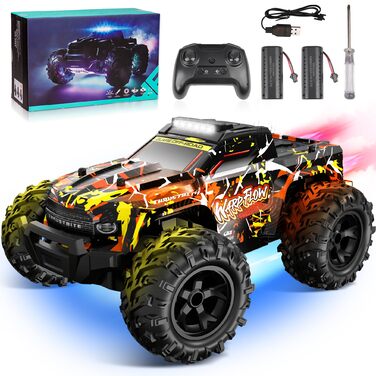 RC Автомобіль 1:18 Gelb - Швидкісний позашляховик 2.4GHz з LED, 25 км/год, 2 акумулятори для хлопчиків від 3 років