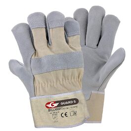 Пар шкіряних робочих рукавичок (розмір 10 / XL) - міцні будівельні та садові рукавички - волова шкіра спила розмір 10 (упаковка 5), 5-5