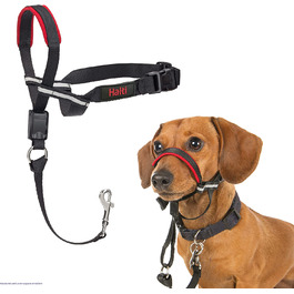 Головний убір HALTI Optifit, розмір-не дозволяє вашій собаці тягнути за повідець, легко регулюється, легкий, з м'яким носовим ременем, нашийник із захистом від натягу для собак e (маленький)