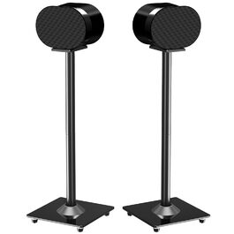 Підставка для колонки Sonos Era 300 ELIVED, підлоговий стійка зі скляною основою, висота 80.7 см, чорна, 1 пара (EV5026)