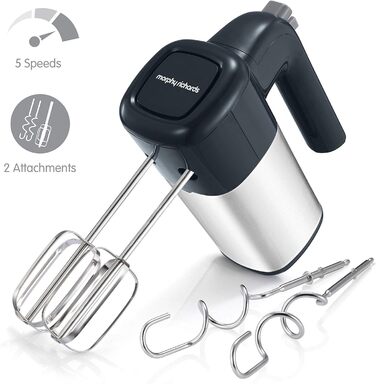 Ручний міксер Morphy Richards Total Control 400512 сірий