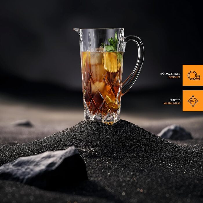 Кружка Nachtmann Noblesse з кришталевого скла, 1190 мл, Made in Germany, 1 шт.
