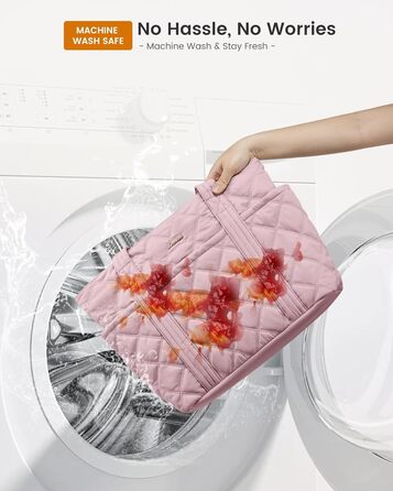 LOVEVOOK Сумка-шопер, велика, чорна (M, рожева): сумка для ноутбука 15.6