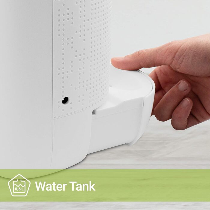 SUNTEC DrySlim 300 point: Електричний осушувач повітря для дому - 20 л/день, 63 м2, 3-в-1 (осушувач, очищувач, сушарка)