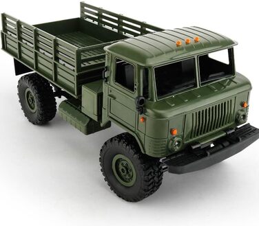 Радіокерований військовий всюдохід-вантажівка s-idee® Militär Truck 1:16 4WD 2.4 GHz