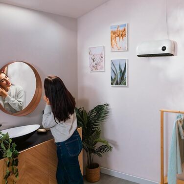 Електричний обігрівач Cecotec Ready Warm 5350 Power Box Ceramic Connected: 2000 Вт, LED-дисплей, Wi-Fi, пульт, 3 режими, осциляція, IP22, безпека