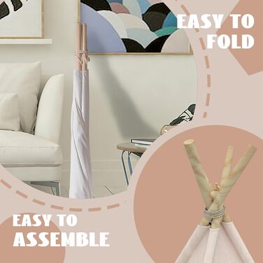 Дитяче намет Tipi, миється, з підсвічуванням, подушкою та сумкою для перенесення. Ідеальний для дівчаток та хлопчиків