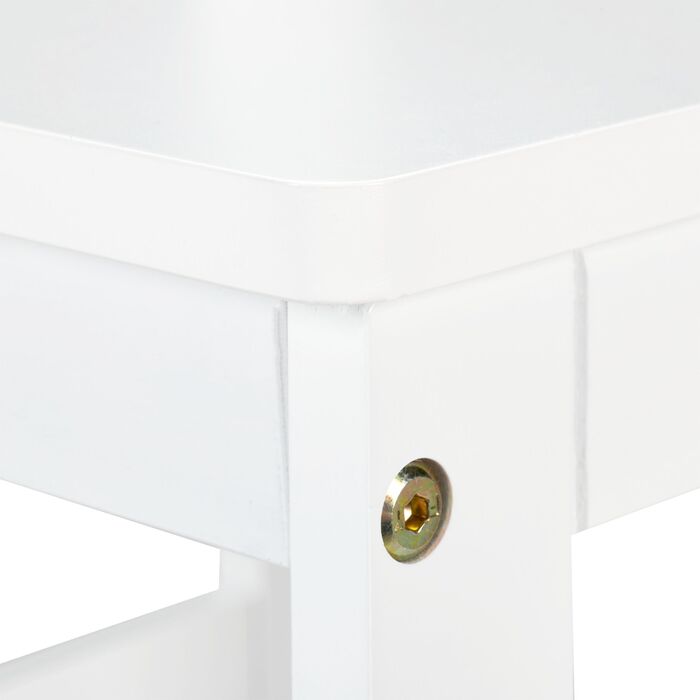 Дитячий комплект для відпочинку Relaxdays білий з 2 стільцями