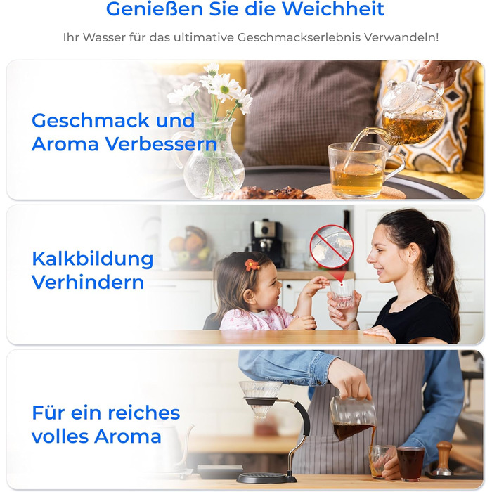 Система зворотного осмосу Waterdrop CoreRO для встановлення на стільницю з миттєвим гарячим водопостачанням, 5 температурних опцій, 6-ступенева фільтрація, 3:1 чиста вода до відпрацювання, зменшує PFAS, без встановлення, WD-C1H