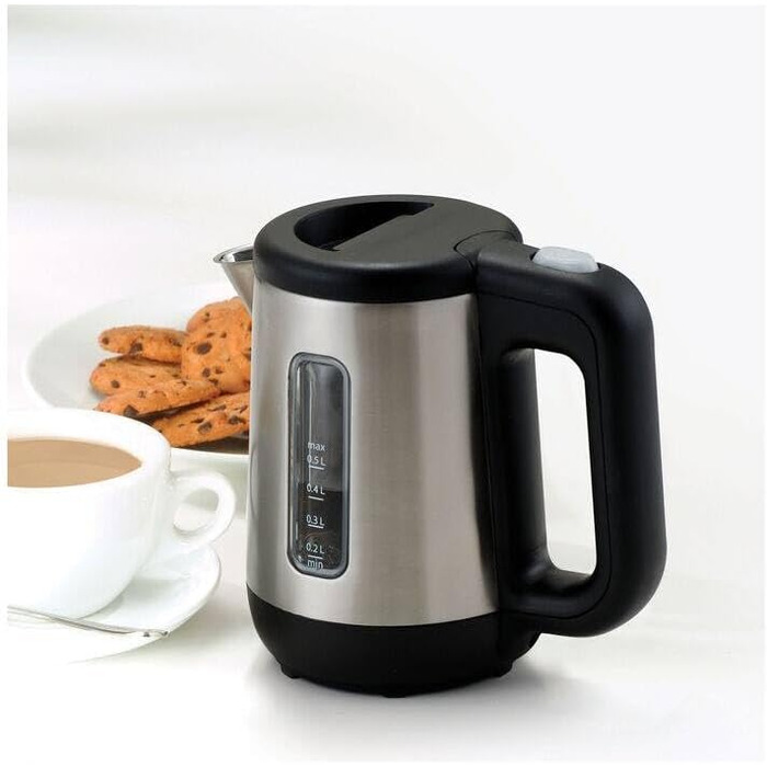 Електричний чайник Kenwood Mini 0WJKM07602, 0.5 л, нержавіюча сталь, срібний
