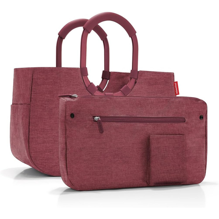 Loopshopper Reisenthel – Стильна сумка-шопер з перероблених PET-пляшок (M, Twist Maroon)