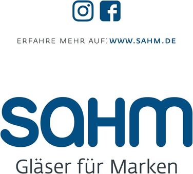 Набір склянок для рому Sahm Rum Gläser 6 шт. - 140 мл, підходить для віскі, миється в посудомийній машині