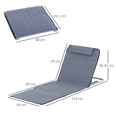 Сталева сумка для перенесення HOMCOM 134x48x36-45 см, міцна та універсальна для транспортування