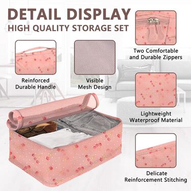 Набір органайзерів для валізи та подорожей, водонепроникні пакувальні куби для одягу, 12 предметів, колір Вишневий