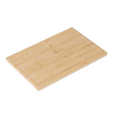 Дерев'яна обробна дошка Relaxdays з бамбука з жолобом для соку