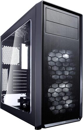 Корпус Fractal Design Focus G Black Window для ігрового ПК, Midi Tower з боковим вікном, чорний