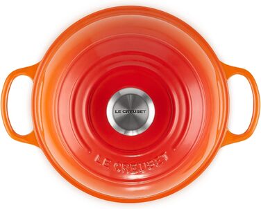 Le Creuset Signature Чавунний горщик для випічки хліба, 24 см, Червоний, 21301240900430