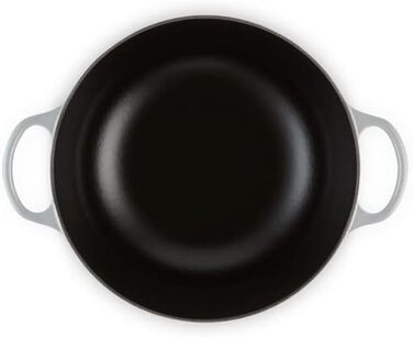 Каструля Le Creuset Marmite Signature 26 см, перламутрово-сіра, чавунна