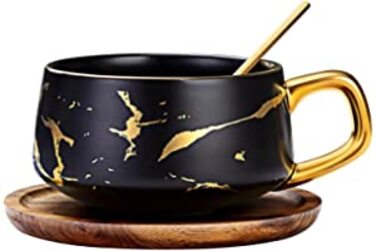 Набір чашок для кави-еспресо tsqze, мармурова керамічна кавова чашка, кавова чашка, сучасна кавова чашка для капучино