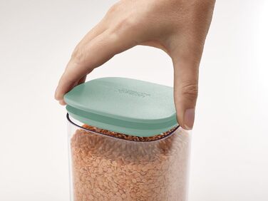 Набір Joseph Joseph з 5 контейнерів для зберігання продуктів на кухні, герметичні з функціональним тримачем, сірий