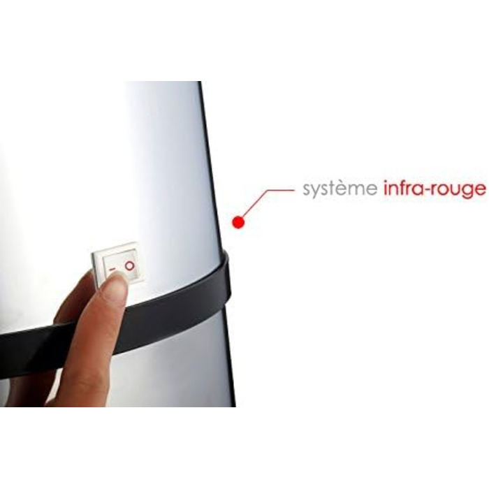 Автоматичний відро для сміття Kitchen Move Majestic, 58 л, нержавіюча сталь, сріблястий колір