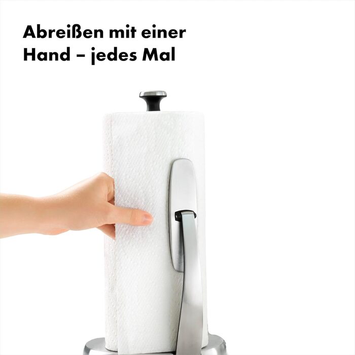 Тримач для паперових рушників OXO Good Grips SimplyTear з нержавіючої сталі