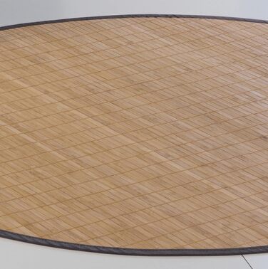 Масивний килим HIGHQ I 11-міліметрова доріжка, філігранна окантовка I Бамбукова доріжка для килимів по периметру ліжка Кухонна доріжка вхідний килимок кухонний килимок I Вішалка для одягу від DE-Commerce I (бамбук, 200 см)