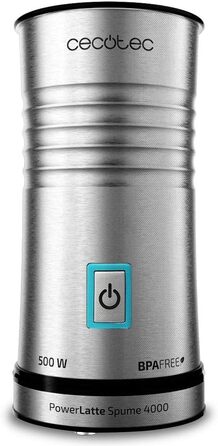 Електричний спінювач молока Cecotec Power Moca Spume 4000: для кави, шоколаду, 400 мл, 650 Вт