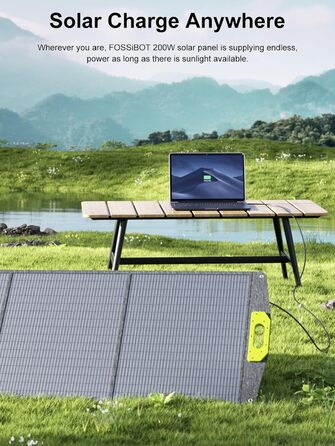 Портативна електростанція FOSSiBOT F1200: 1024Wh LiFePO4, 1200W (2400W) для кемпінгу, дому та балкону