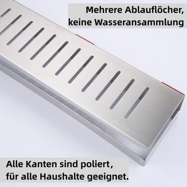 Поличка для душу без свердління, нержавіюча сталь, 40 см, H91107-40BN