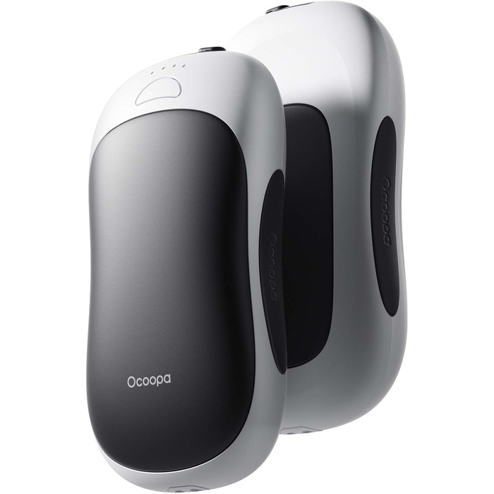 Електричні грілки для рук OCOOPA UT3 PRO 2 шт., 10000mAh, USB Powerbank, багаторазові, 4 режими нагріву, до 58°C, для чоловіків, ідеально для гольфу, полювання та кемпінгу, чорний