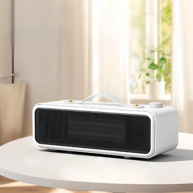 Електричний обігрівач для офісу та дому | Міні-обігрівач на стіл | Швидкий нагрів для холодної погоди | Обігрівач для офісу, дому, подорожей, спальні, робочого місця | Клас енергоефективності A