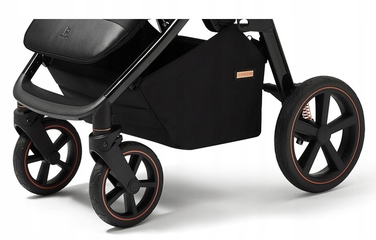 Дитячий візок-прогулянка 4BABY Xplode, чорний, алюмінієвий, з аксесуарами