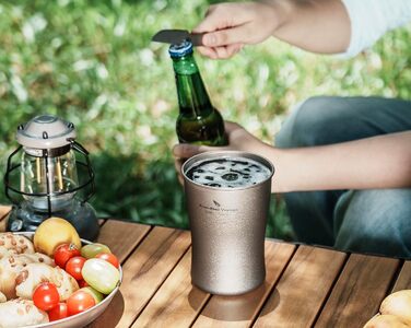 Металевий термокружка iBasingo 600мл Ti3233D - для кемпінгу, подорожей, напоїв