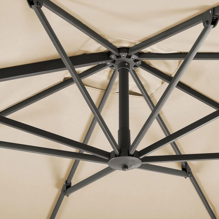 Парасолька від сонця Schneider RHODOS TWIST, 300 x 300 см, антрацит, модель 2024