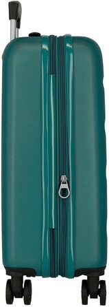 Чохол-валіза Roll Road Flex з ABS-пластику, бокове замкове закриття, 4 подвійні колеса, ручна валіза, практичний внутрішній простір з одним відділенням (Khaki)