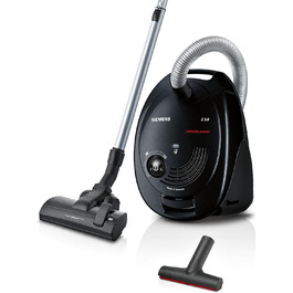 Пылесос Siemens Staubsauger Z 3.0 extreme power VSZ3XTRM11: мощний, для твердих підлог та килимів, XXL насадка для шерсті тварин, 850 Вт, чорний