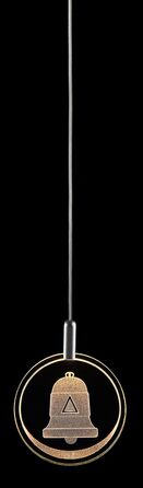 KRINNER Lumix Highlights LED-підсвічування настільне, акрил, блакитний cosmic, 76020